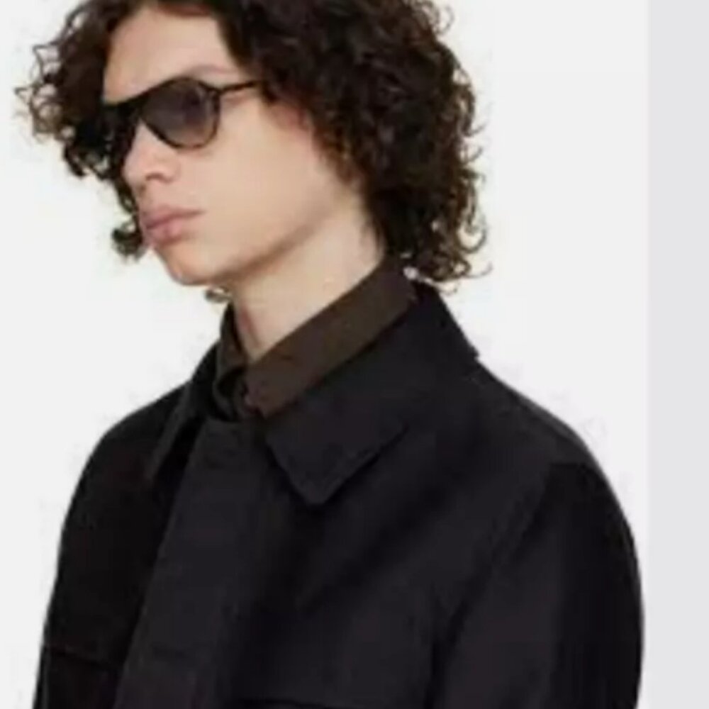 OLIVER PEOPLES EMET 53mm Navigator Optical Grey Tortoise / Soft Tan MSRP$392